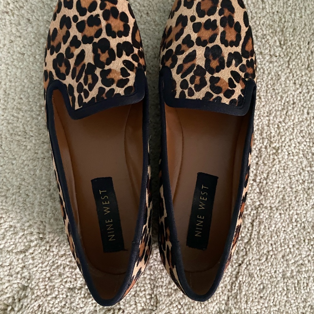 Nine West Leopard Print Flats